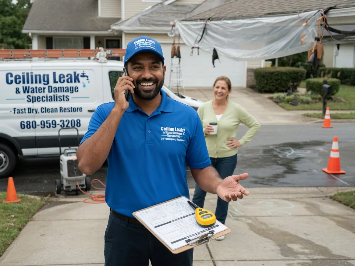 Ceiling Leak Cleanup Keasbey, NJ FAQs